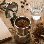 cafetière italienne fonctionnement moka sur table