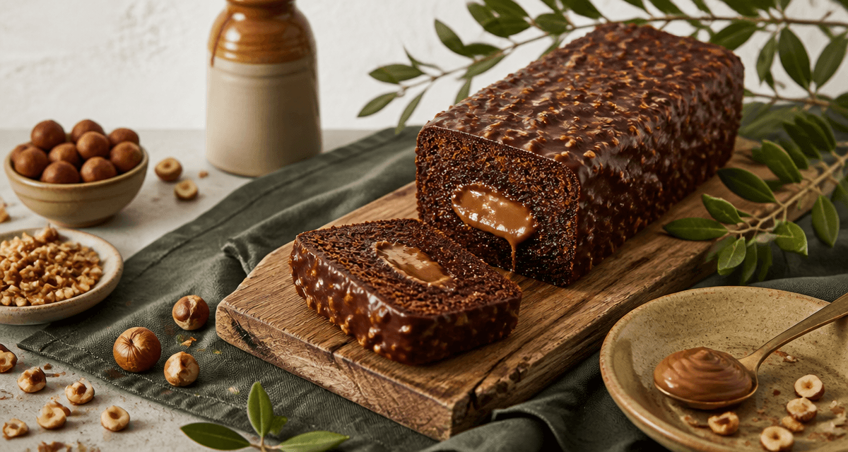 cake chocolat praline fondant et glaçage rocher