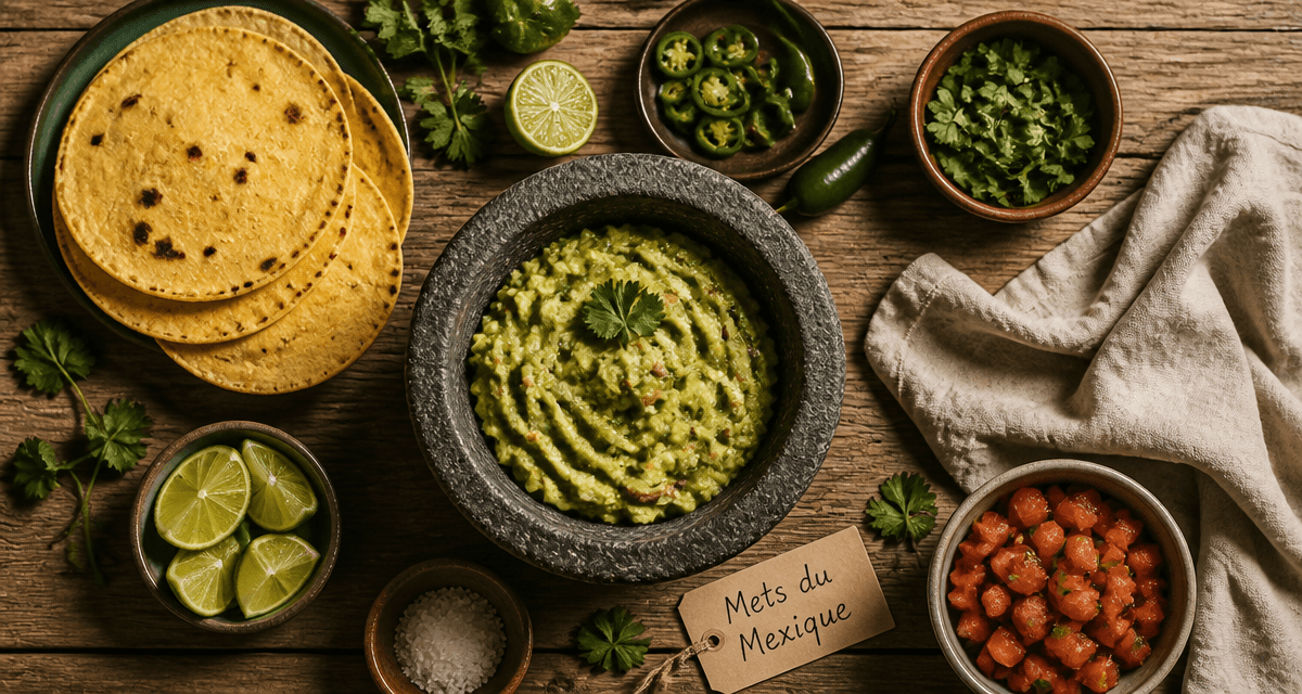 mets du mexique en 9 lettres guacamole tortillas