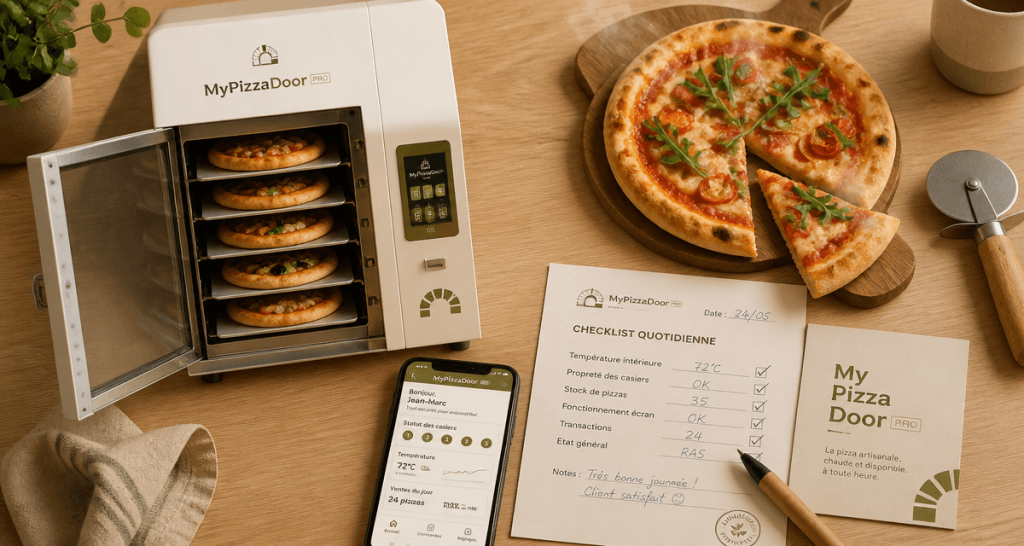 mypizzadoor distributeur automatique avec pizzas artisanales
