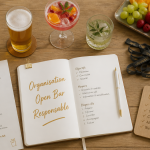 Table checklist organisation open bars