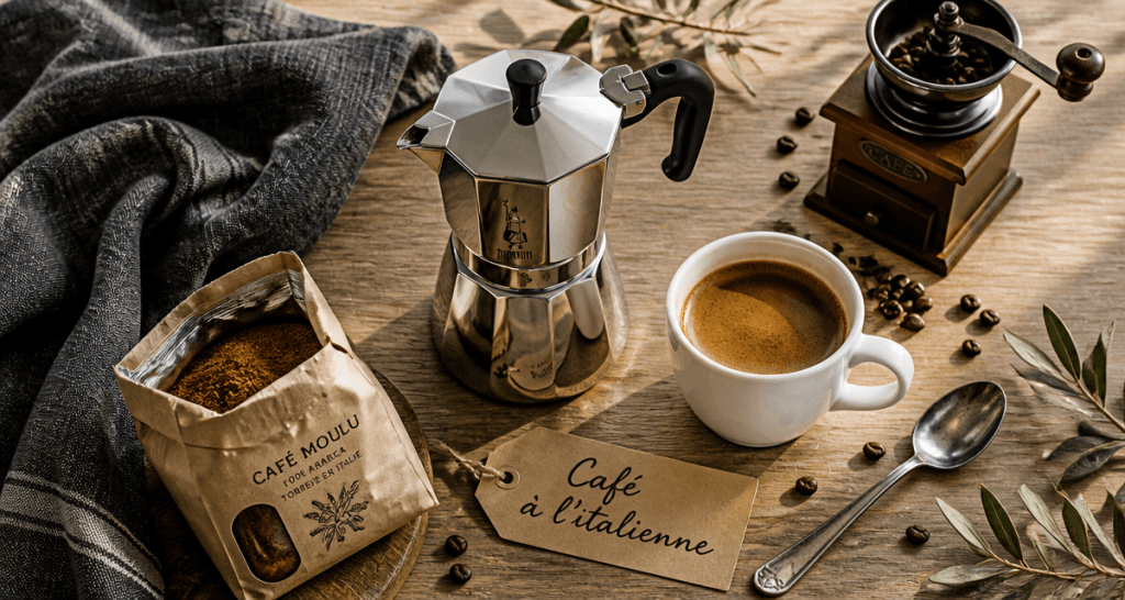 Quel café pour cafetière italienne moka inox et mouture