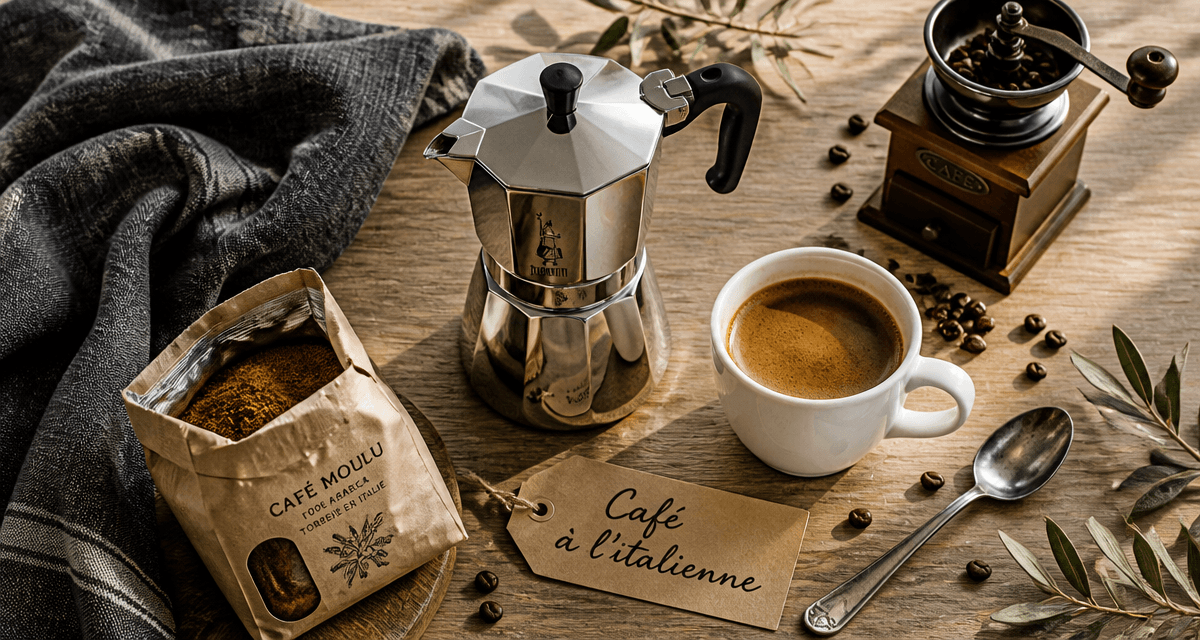 Quel café pour cafetière italienne moka inox et mouture
