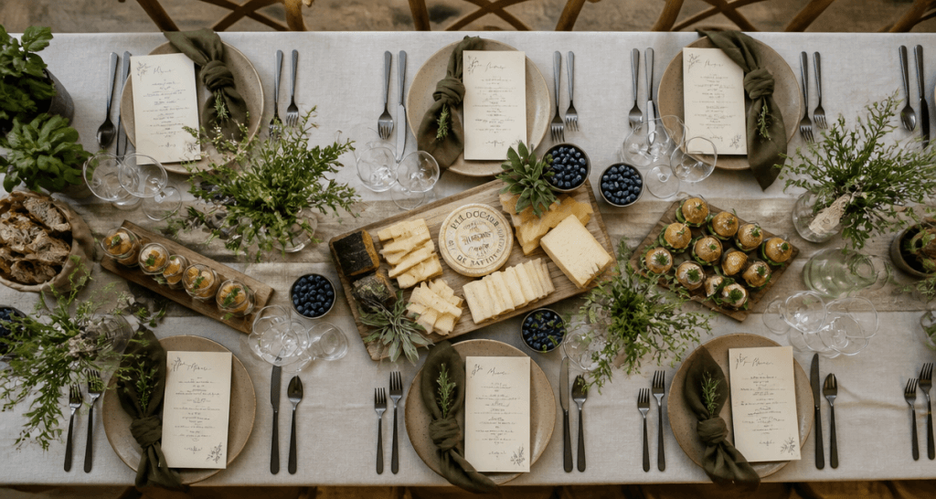 traiteur annecy table dressée événement
