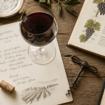 apprendre vin dégustation verre carnet