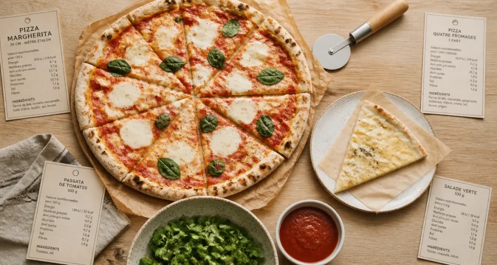 Calories pizza pour 100 g : vrai bilan nutritionnel
