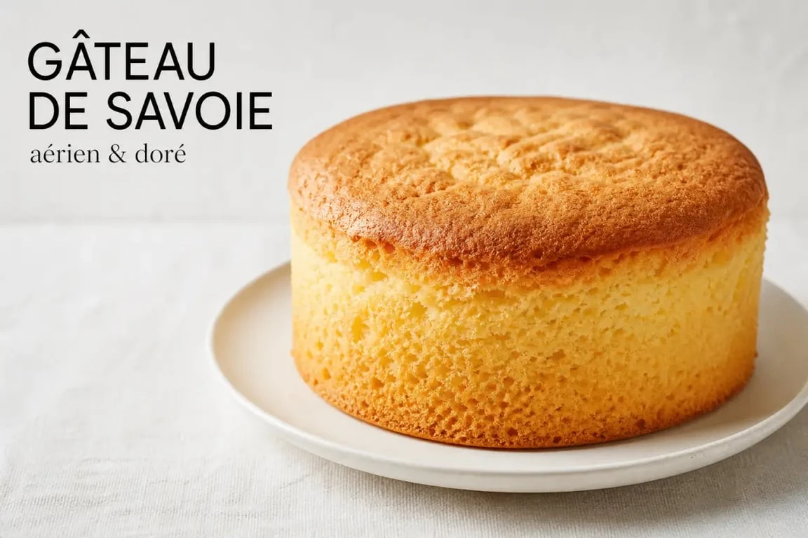Gâteau de Savoie moelleux et léger, recette de gâteau aux œufs