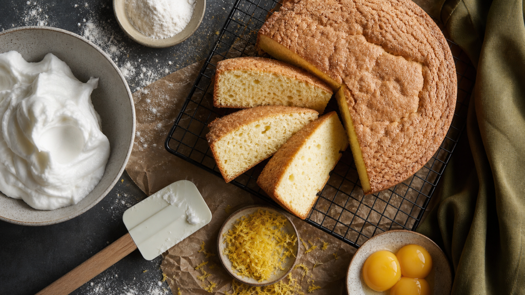 Gateau oeuf aux blancs montés : texture aérienne