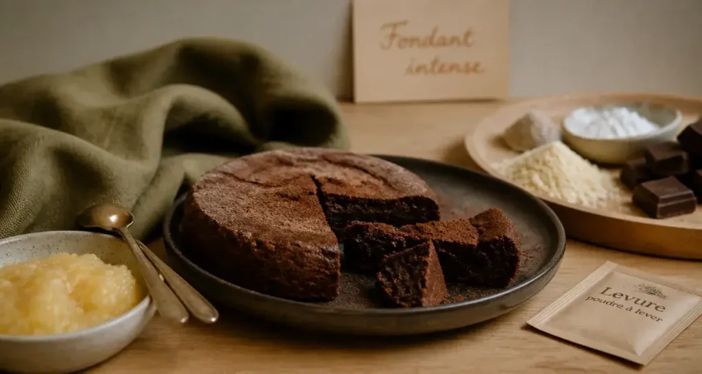 Gâteaux sans farine et sans œuf : fondant chocolat sans farine ni œufs