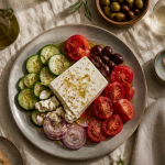 assiette marque feta AOP authentique