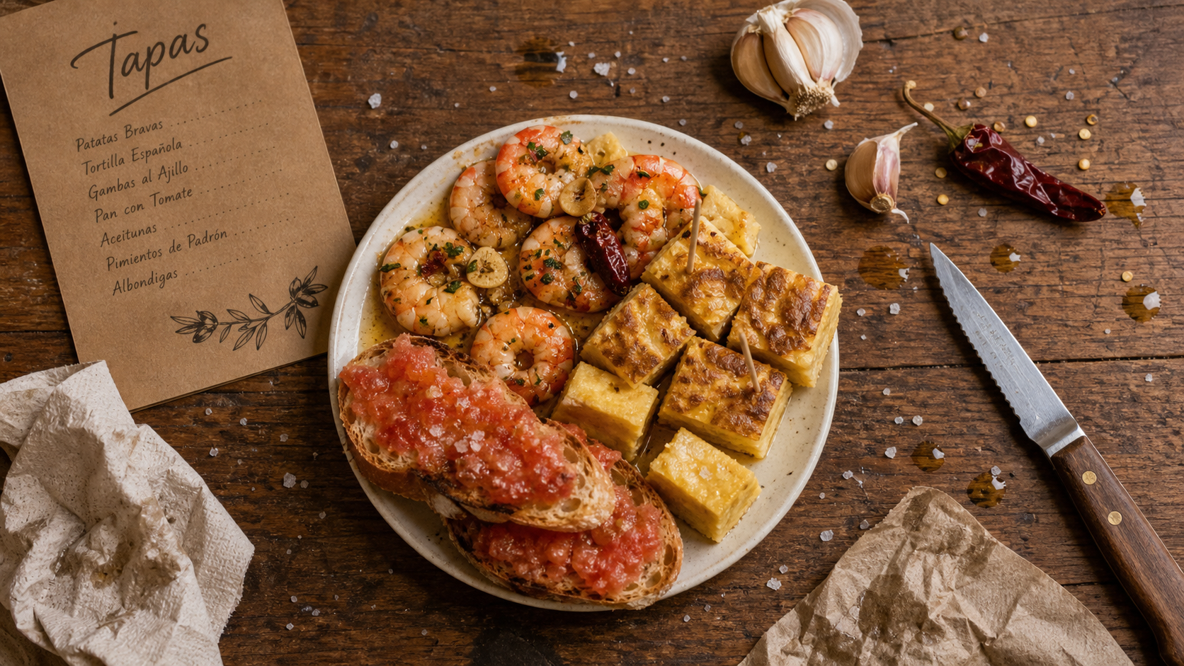 Recette des tapas espagnol : tapas et apéro classique