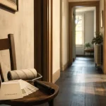 Couleur peinture pour couloir : couloir sombre ou lumineux, murs clairs et rouleau
