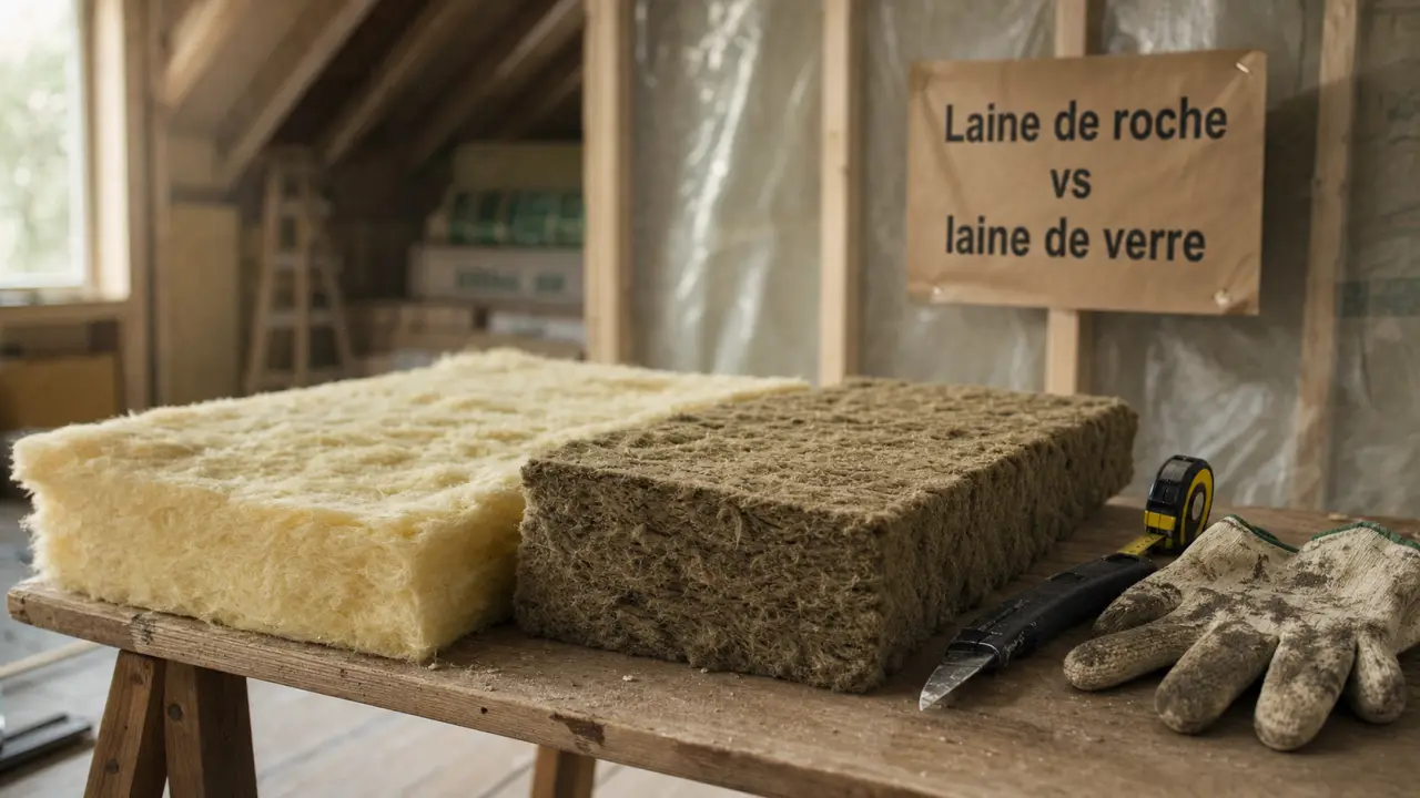 Laine de roche et laine de verre pour isoler les combles