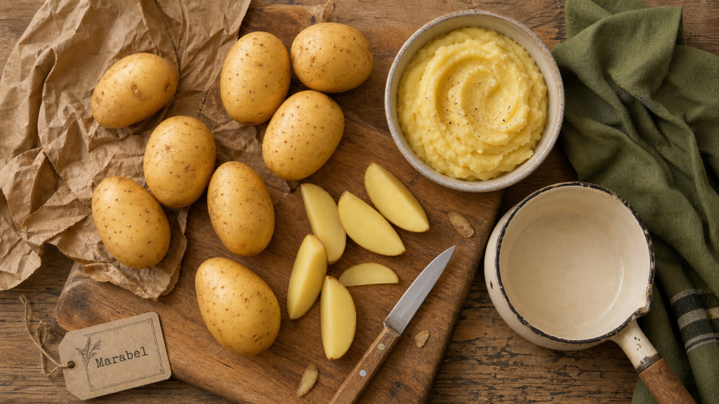 Marabel pomme de terre jaune pour purée, au four et gratin