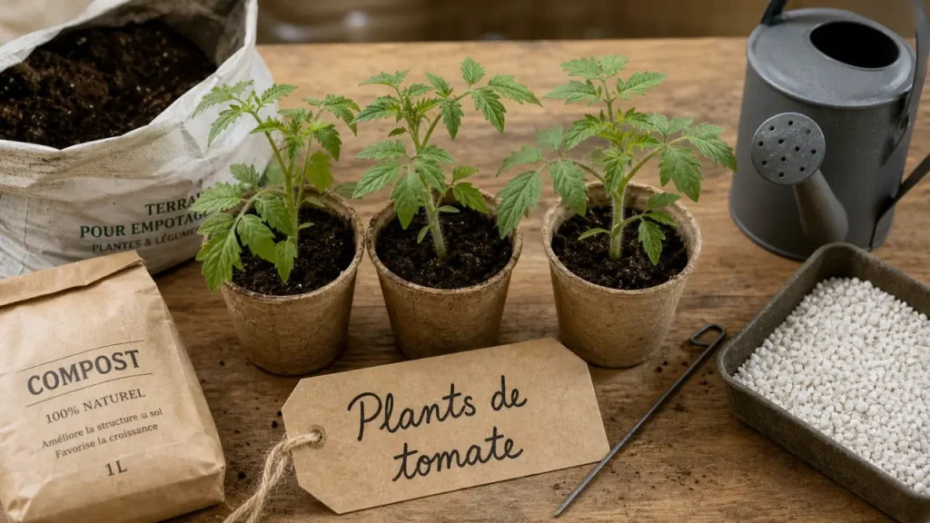 Plant tomate en godets, choix de variété pour plantation