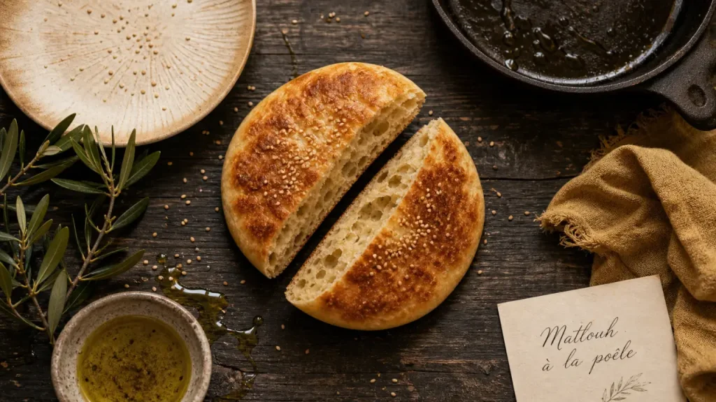 Recette du matlouh : réussir un pain maison moelleux à la poêle