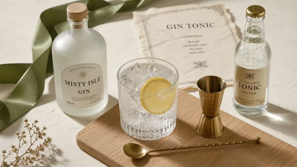 5 dosages précis pour des gin cocktails équilibrés, du Gin Tonic au Negroni