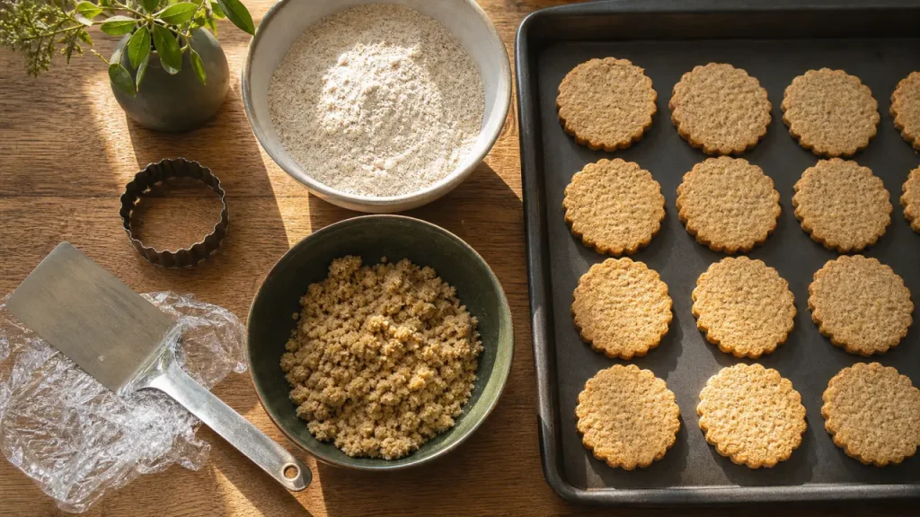 Biscuit sarrasin : 180 °C, 1 heure de repos et le goût du blé noir
