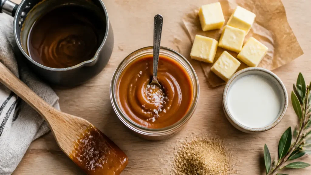 Crème au caramel beurre salé : obtenir une texture nappante sans brûler le caramel