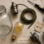 DIY lampe bocal en verre déco, baladeuse DIY