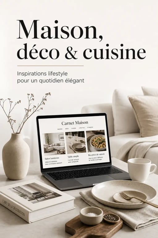 5 blogs lifestyle à suivre pour la maison, la déco et la cuisine : composition éditoriale inspirante