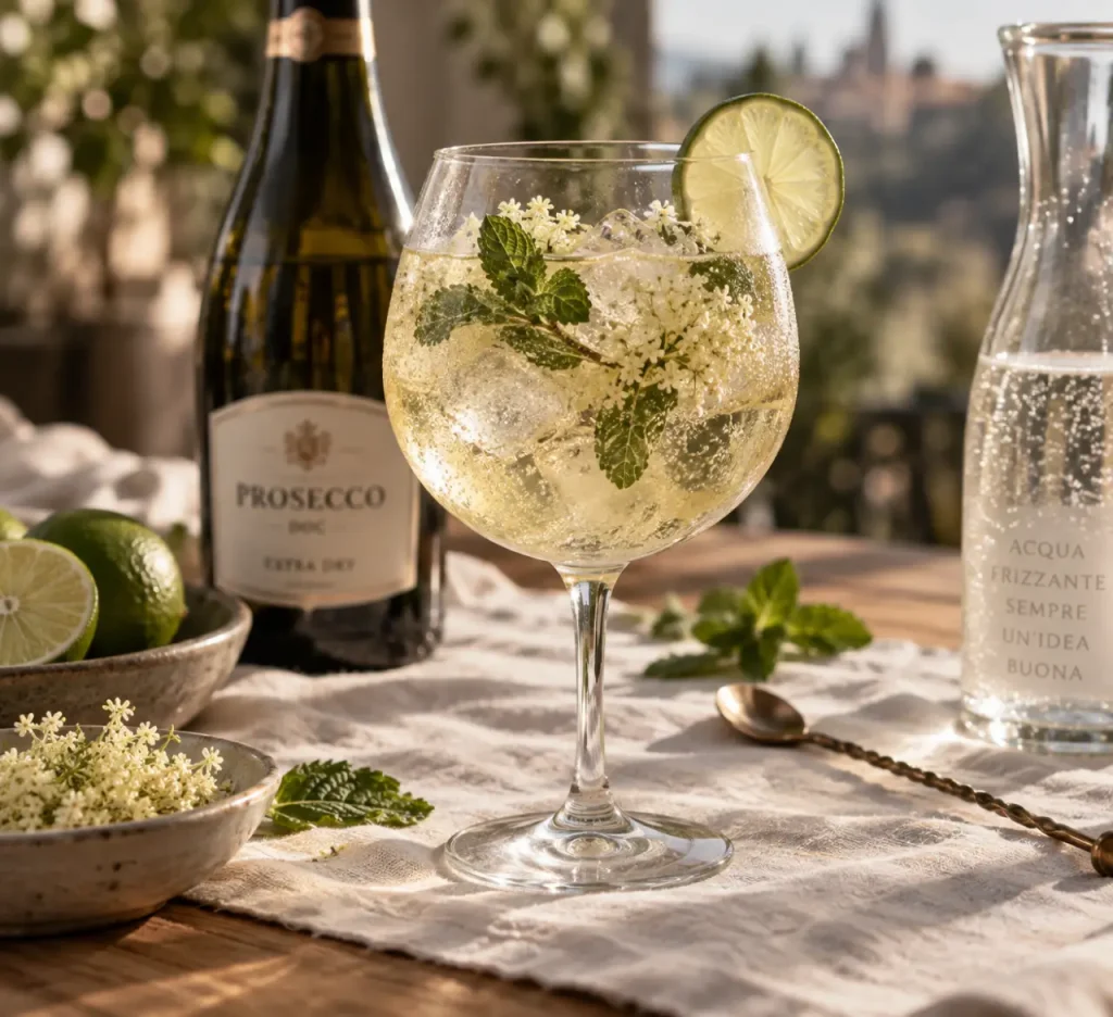 Hugo Spritz : 10 cl de Prosecco et 3 gestes pour garder les bulles