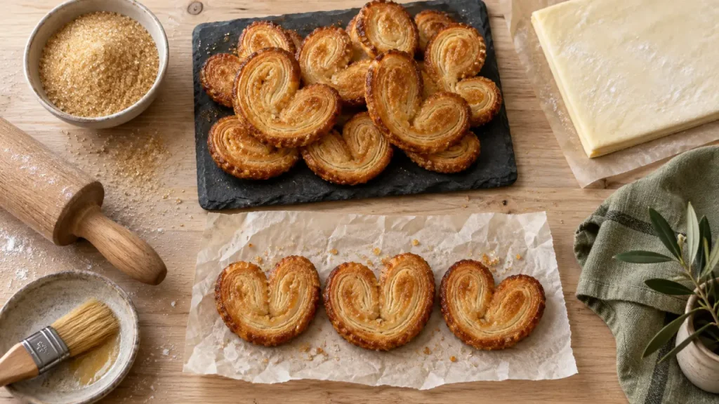 Réussissez des palmiers au sucre croustillants avec 2 ingrédients